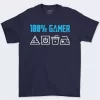 Playera Azul Marino Hombre 100 Gamer