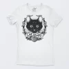 Playera Blanca Mujer Cat Lover