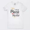 Playera Blanca Mujer La Mejor Mamá