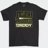 Playera Negra Hombre Jedi Daddy