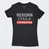 Playera Negra Mujer Mexicana Chula