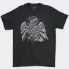 Playera Negra Hombre Águila Serpiente