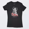 Playera Negra Mujer Wolf Midnight