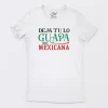 Playera Blanca Mujer Deja Tu Lo Guapa