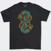 Playera Negra Hombre Quetzalcóatl Dos Cabezas