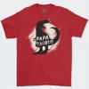 Playera Roja Hombre Papa Saurus