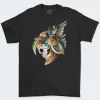 Playera Negra Hombre Guerrero Águila