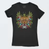 Playera Negra Mujer Jaguar Quetzal