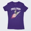 Playera Purpura Mujer Cold Trip