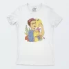 Playera Blanca Mujer Frida Strong