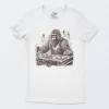 Playera Blanca Mujer Gorilla DJ