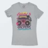 Playera Gris Jaspe Mujer Addicted To Music