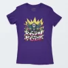 Playera Purpura Mujer Born To Rock