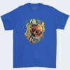 Playera Azul Rey Hombre Skate On Fire