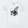 Playera Blanca Mujer Black Butterfly