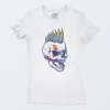 Playera Blanca Mujer Punky