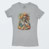 Playera Gris Jaspe Mujer Ofrenda