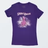 Playera Purpura Mujer Glitter Queen